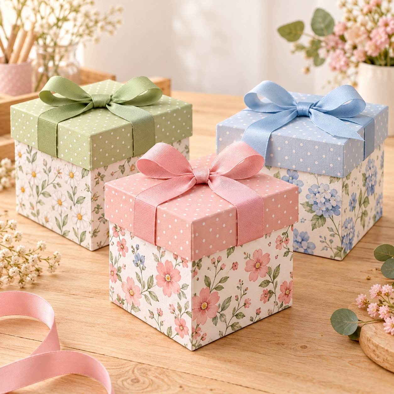 Caixinhas de papel para lembrancinhas